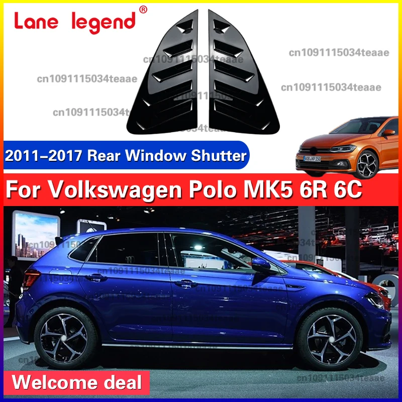 For Volkswagen Polo MK5 6R 6C 2011-2017 High Quality Car Rear Window Shutter Louver Blind Shade Sticker Trim Cover Body Kits
For Volkswagen Polo MK5 6R 6C 2011-2017 High Quality Car Rear Window Shutter Louver Blind Shade Sticker Trim Cover Body Kits