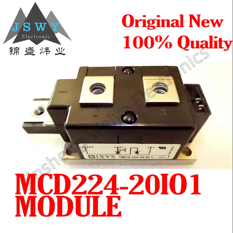 (1/5-pcs) MCD224-20IO1 Thyristor Module 24A2000V Brand New Original Ships Fast!
(1/5-pcs) MCD224-20IO1 Thyristor Module 24A2000V Brand New Original Ships Fast!