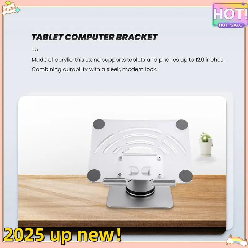360° Rotating Tablet Stand Adjustable Portable Acrylic Desktop Stand For Tablets Up To 12.9 Inches A
360° Rotating Tablet Stand Adjustable Portable Acrylic Desktop Stand For Tablets Up To 12.9 Inches A