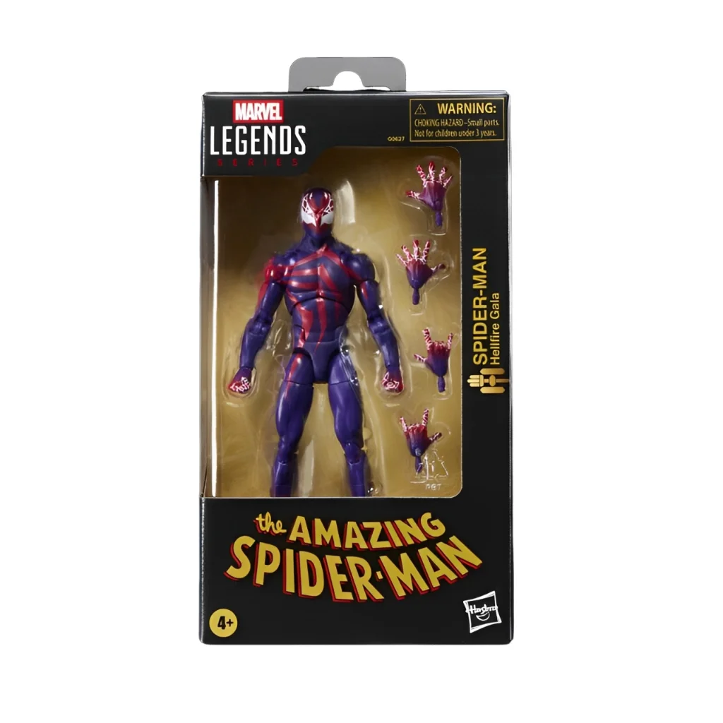 Marvel Legends Spiderman Hellfire Gala Exclusive 6" Action Figure
Marvel Legends Spiderman Hellfire Gala Exclusive 6" Action Figure