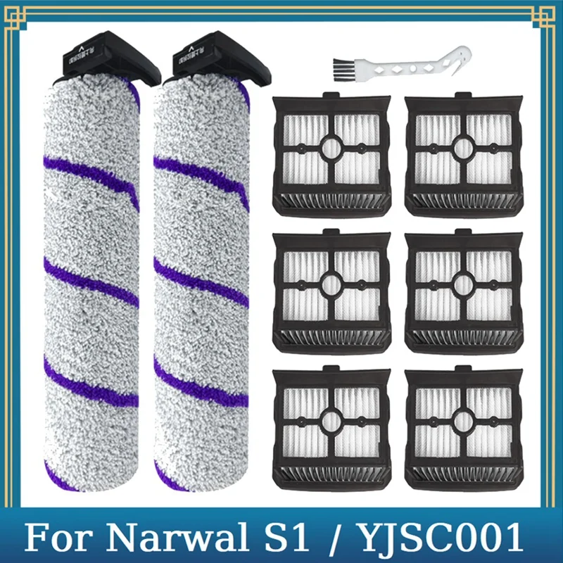 Accessories Kit For Narwal S1 / YJSC001 Wet Dry Vacuum Cleaner Roller Brush HEPA Filter Replacement Spare Parts Accessories
Accessories Kit For Narwal S1 / YJSC001 Wet Dry Vacuum Cleaner Roller Brush HEPA Filter Replacement Spare Parts Accessories