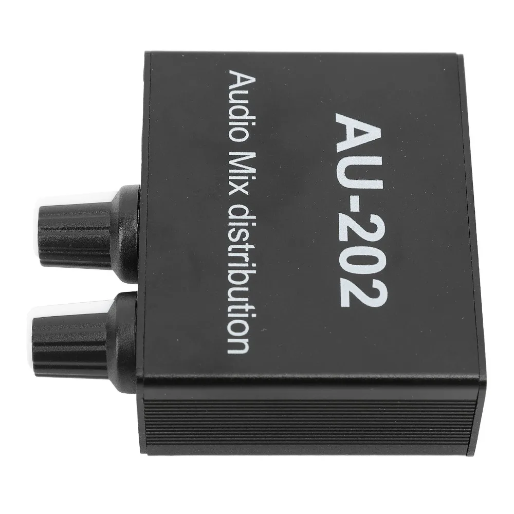 2 In 2 Out Stereo Mixer 3.5mm DC 5-24V Small Sound Mixer Independent Volume Control Headphone Mixer For Headphone
2 In 2 Out Stereo Mixer 3.5mm DC 5-24V Small Sound Mixer Independent Volume Control Headphone Mixer For Headphone