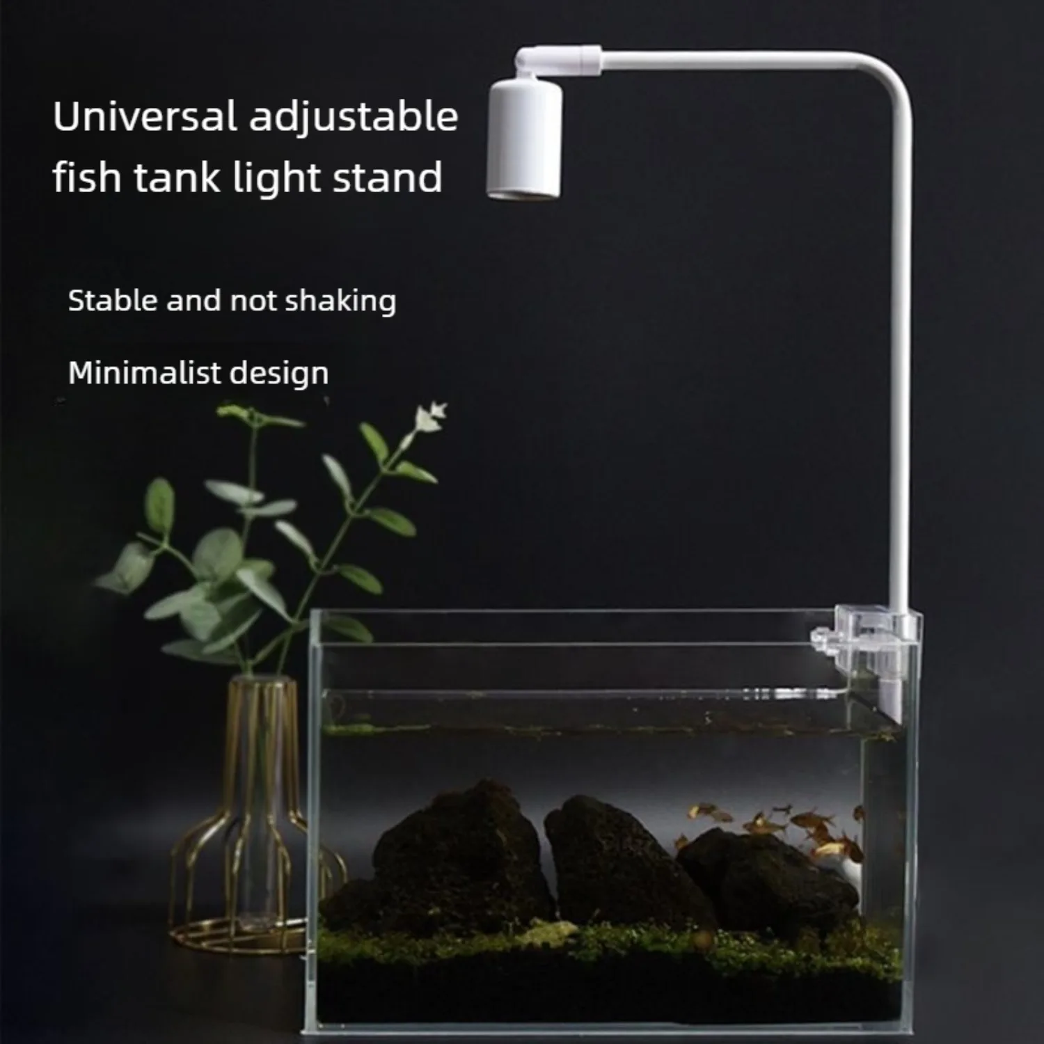 LED Fish Tank Light Adjustable Mount Bracket with E27 Base Full Spectrum 35W Aquarium LED Light Bulb Aquatic Plant Light Holder
LED Fish Tank Light Adjustable Mount Bracket with E27 Base Full Spectrum 35W Aquarium LED Light Bulb Aquatic Plant Light Holder
