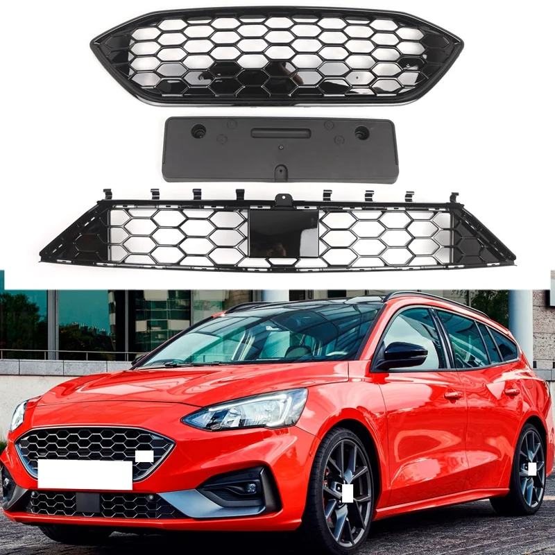 Front Bumper Racing Grills For 2018-2021 Ford Focus St Sports Model Mk4 Center Grille Honeycomb Lower Center Grille
Front Bumper Racing Grills For 2018-2021 Ford Focus St Sports Model Mk4 Center Grille Honeycomb Lower Center Grille