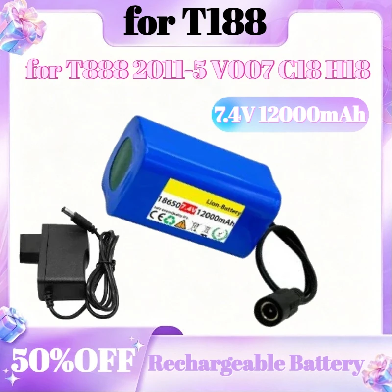 Battery 7.4V 12000mAh for T188 T888 2011-5 V007 C18 H18 RC Fishing Hook Bait Boat Battery Spare Parts
Battery 7.4V 12000mAh for T188 T888 2011-5 V007 C18 H18 RC Fishing Hook Bait Boat Battery Spare Parts