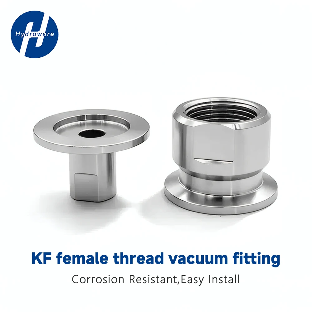 304 Stainless Steel KF Vacuum Female Threaded Adapter KF10 KF16 KF25 KF40 KF50 Precision CNC Machined Leak Proof Flange Fittings
304 Stainless Steel KF Vacuum Female Threaded Adapter KF10 KF16 KF25 KF40 KF50 Precision CNC Machined Leak Proof Flange Fittings
