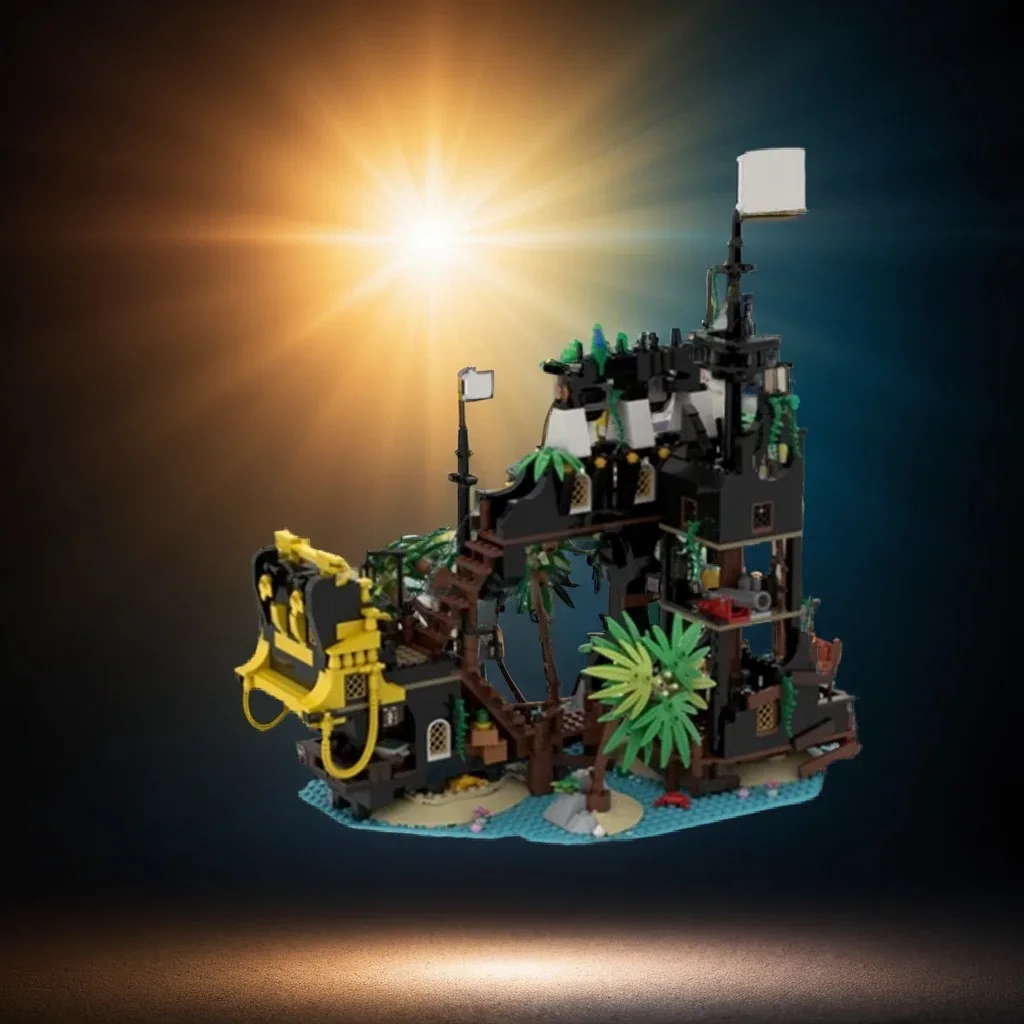 1191PCS MOC Pirates of Barracuda Bay DIY Building Blocks - Complete Pirate Settlement with Tavern & Armory
1191PCS MOC Pirates of Barracuda Bay DIY Building Blocks - Complete Pirate Settlement with Tavern & Armory