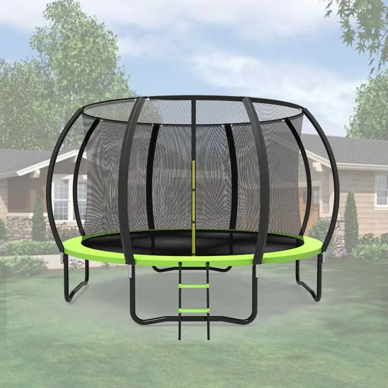 Outdoor Recreational Trampoline for Kids Outdoor With Enclosure Net and Non-Slip Ladder
Outdoor Recreational Trampoline for Kids Outdoor With Enclosure Net and Non-Slip Ladder