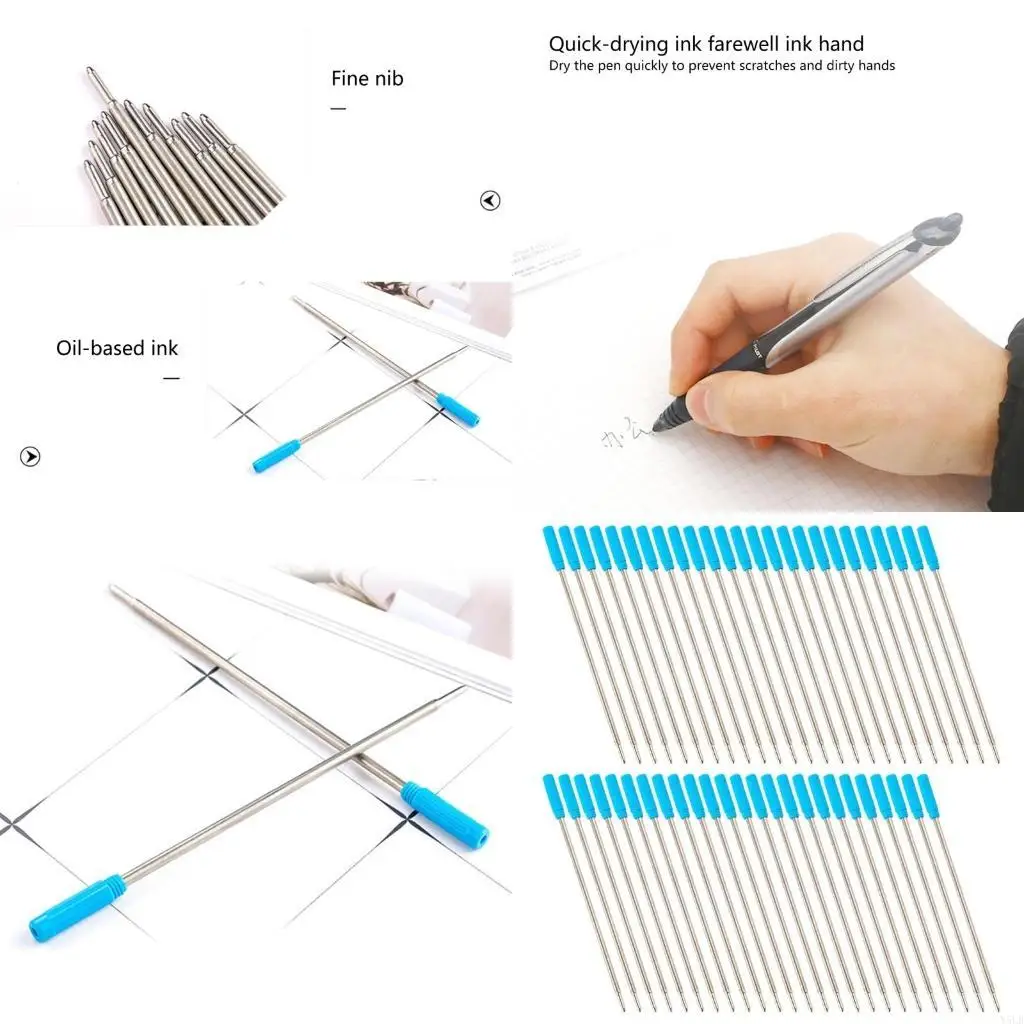 Y5LB 50Pcs Refill for Twist Action Ballpoint Pen Standard Pen Refills for Office
Y5LB 50Pcs Refill for Twist Action Ballpoint Pen Standard Pen Refills for Office