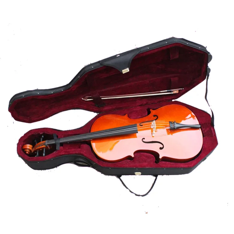 High Gloss Finish Student Cello 4/4 3/4 1/2 1/4 1/8 Size Acoustic Cello With Protecting Case Soft Bag Cello Bow Bridge SET
High Gloss Finish Student Cello 4/4 3/4 1/2 1/4 1/8 Size Acoustic Cello With Protecting Case Soft Bag Cello Bow Bridge SET