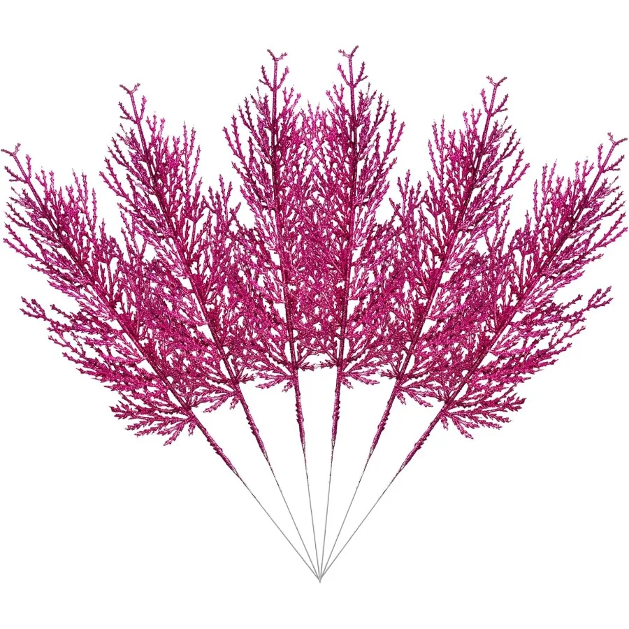 6 упаковок искусственных плоских розово-красных блестящих сосновых игл 13 дюймов, поддельные рождественские выборки, декоративные блестящие палочки для вазы, рождественской елки W
6 упаковок искусственных плоских розово-красных блестящих сосновых игл 13 дюймов, поддельные рождественские выборки, декоративные блестящие палочки для вазы, рождественской елки W