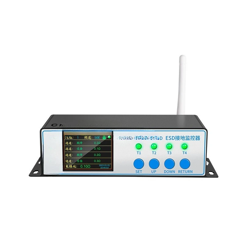 ESD4804D intelligent networking grounding monitor real-time digital resistance wrist with static monitor
ESD4804D intelligent networking grounding monitor real-time digital resistance wrist with static monitor