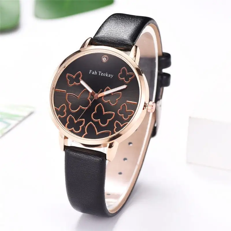 Fashion Women's Watch Ladies Quartz Simple Design Butterfly Pattern Belt Wristwatch Watches Ladies Clock
Fashion Women's Watch Ladies Quartz Simple Design Butterfly Pattern Belt Wristwatch Watches Ladies Clock