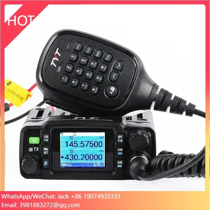 TYT TH-8600 Dual Band VHF/UHF 144-148MHz/420-450MHz Mini Mobile Transceiver IP67 Waterproof Mobile Car Radio w/F Programming
TYT TH-8600 Dual Band VHF/UHF 144-148MHz/420-450MHz Mini Mobile Transceiver IP67 Waterproof Mobile Car Radio w/F Programming