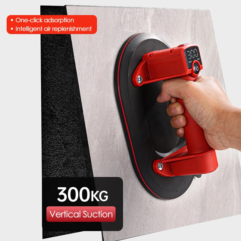 Intelligent Display Electric Suction Cup 300KG Load Capacity Heavy Duty Vacuum Lifter Glass Tile Lifting Tool 4000mAh Box Pack
Intelligent Display Electric Suction Cup 300KG Load Capacity Heavy Duty Vacuum Lifter Glass Tile Lifting Tool 4000mAh Box Pack