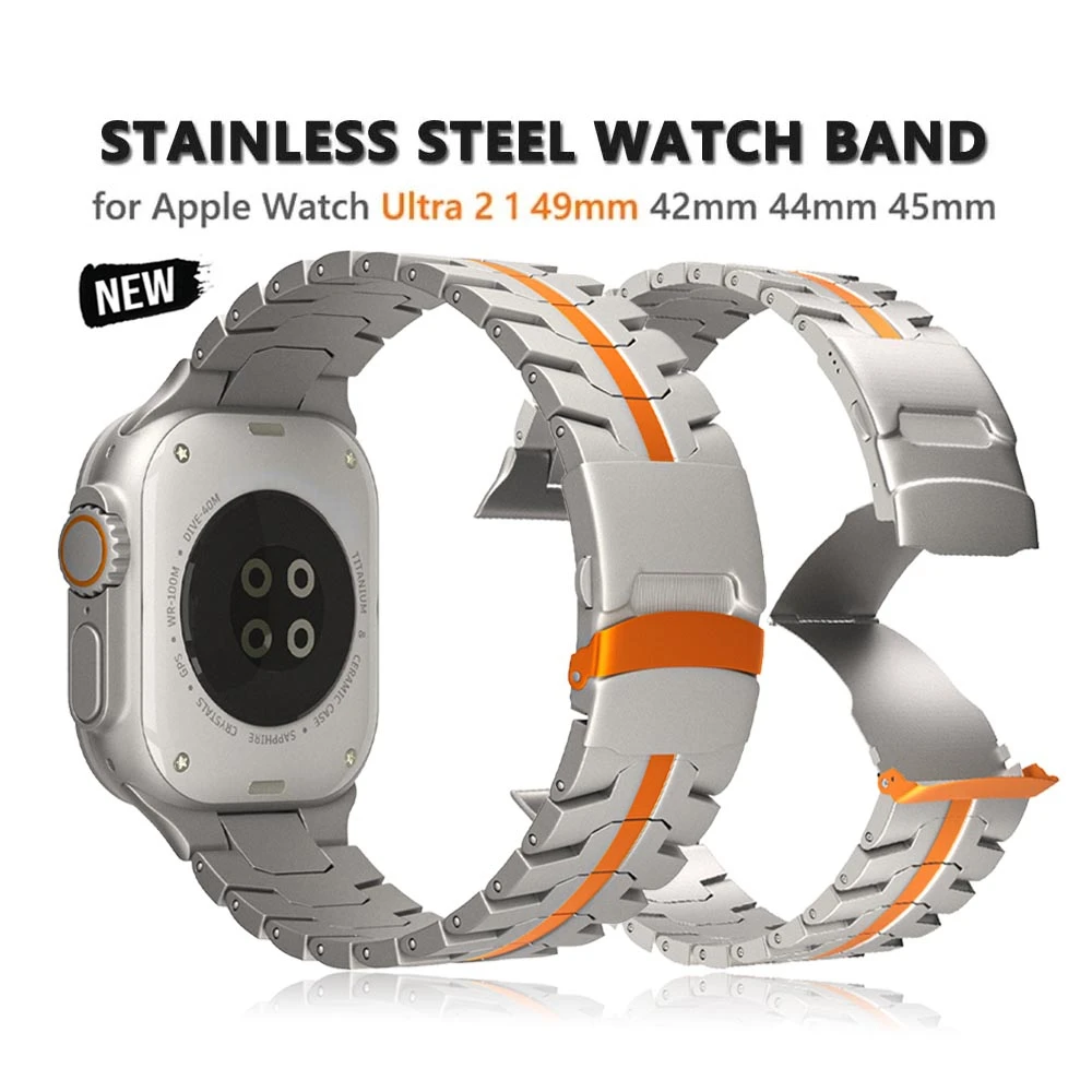 Браслет из нержавеющей стали для Apple Watch Ultra 2, роскошный металлический ремешок для IWatch Series 9 8 7 6 SE 5 4, 49 мм 44 мм 45 мм
Браслет из нержавеющей стали для Apple Watch Ultra 2, роскошный металлический ремешок для IWatch Series 9 8 7 6 SE 5 4, 49 мм 44 мм 45 мм