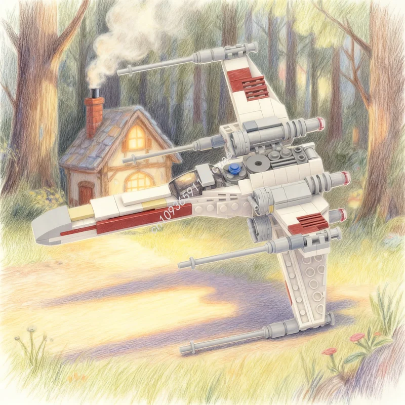 293pcs MOC X Wing Starfighter Red 5 Star Battle Model Toys Building Blocks Construction Festival Gift DIY Creative Idea
293pcs MOC X Wing Starfighter Red 5 Star Battle Model Toys Building Blocks Construction Festival Gift DIY Creative Idea