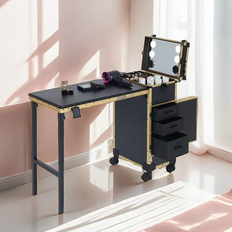 Portable Cosmetic Case Beauty Tattoo Embroidery High-end Trolley Cosmetic Case Setting Professional Storage Case 
Portable Cosmetic Case Beauty Tattoo Embroidery High-end Trolley Cosmetic Case Setting Professional Storage Case