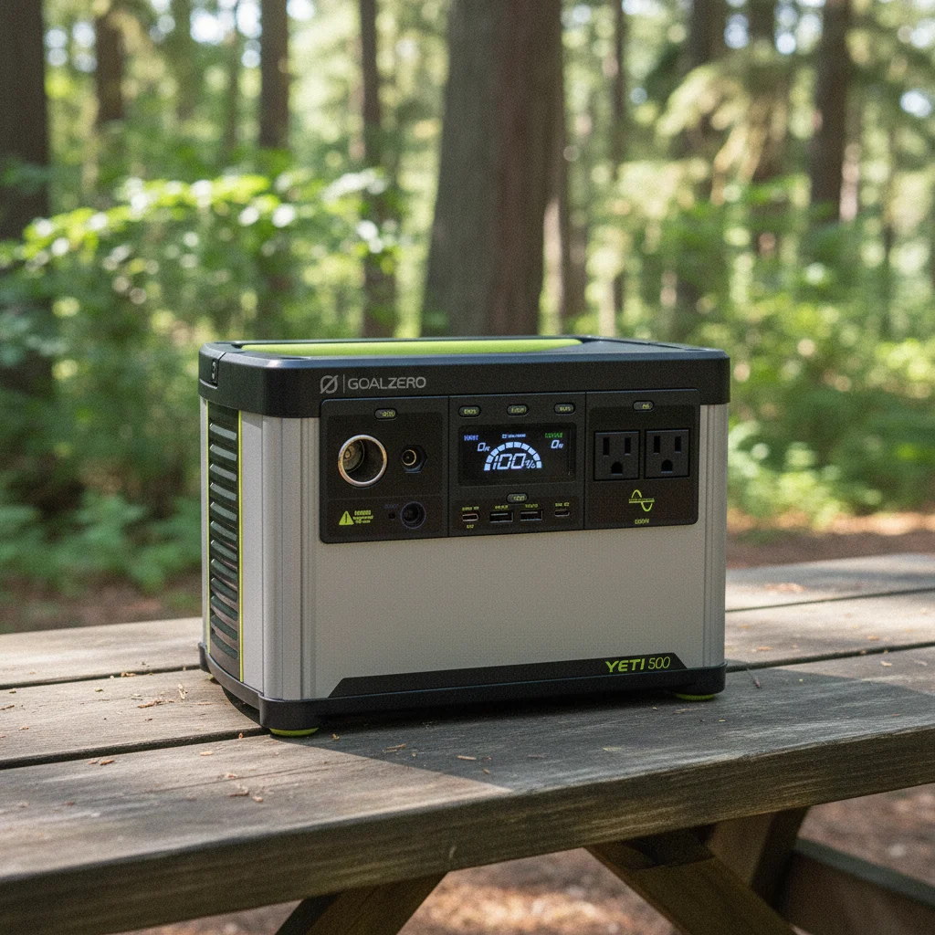 Portable Power Station 499Wh LiFePO4 Solar Generator Water Resistant Dustproof Outdoors Camping Home Custom
Portable Power Station 499Wh LiFePO4 Solar Generator Water Resistant Dustproof Outdoors Camping Home Custom