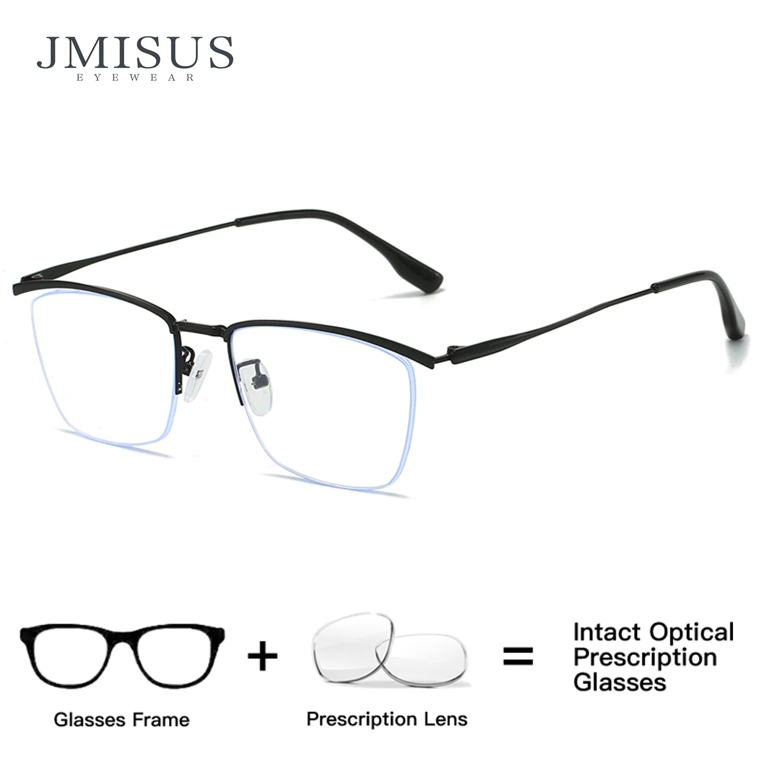 JMISUS 2025 New Arrivals Haft-rimless Prescription Glasses Men Custom Progressive Eyewear Fashion Women Optical Eyeglasses
JMISUS 2025 New Arrivals Haft-rimless Prescription Glasses Men Custom Progressive Eyewear Fashion Women Optical Eyeglasses
