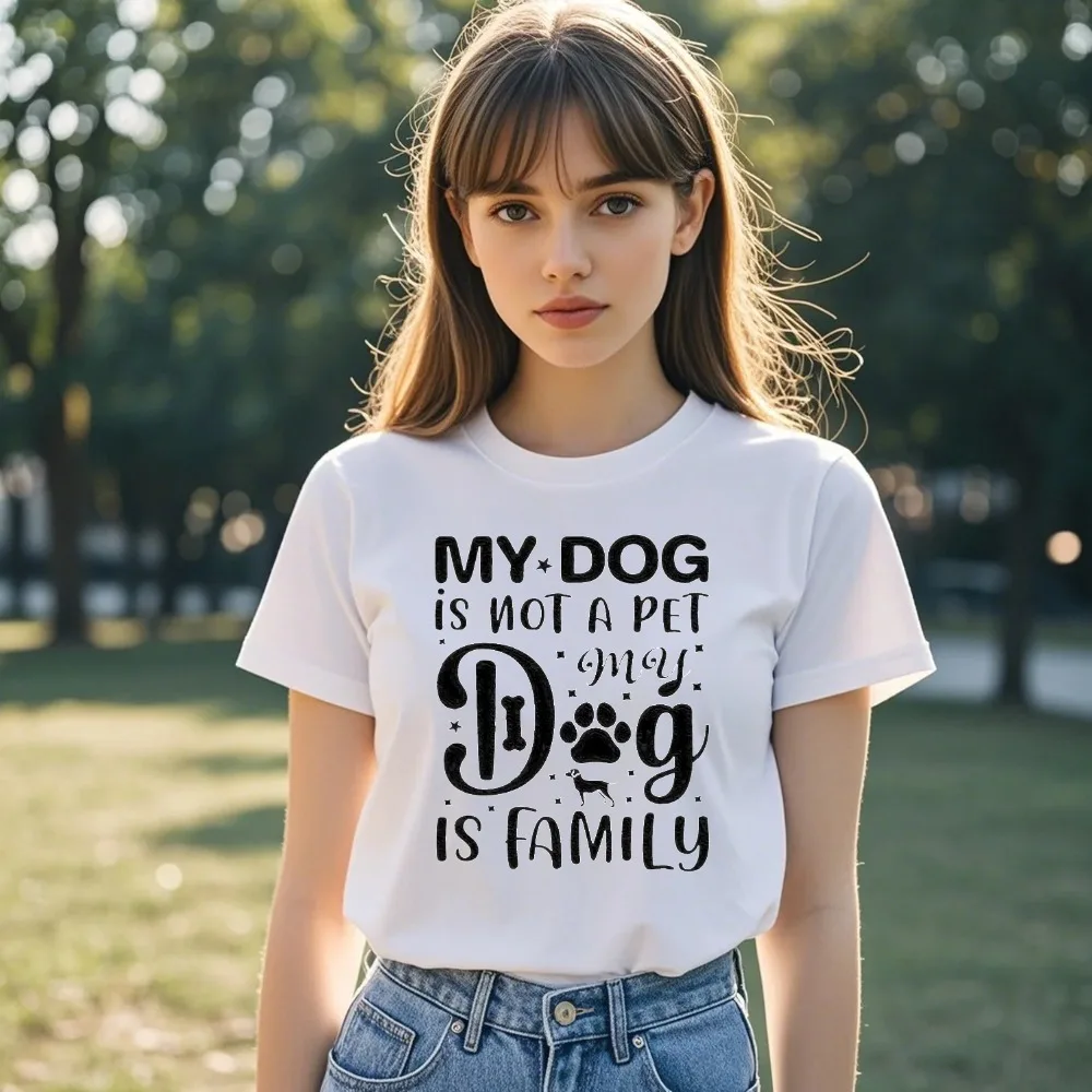 Cute Dog Paw Graphic T-shirt with Fun Letter Slogan T Shirt for Pet Lovers Tops Summer Women Tees 2026 Summer Short-sleeved
Cute Dog Paw Graphic T-shirt with Fun Letter Slogan T Shirt for Pet Lovers Tops Summer Women Tees 2026 Summer Short-sleeved