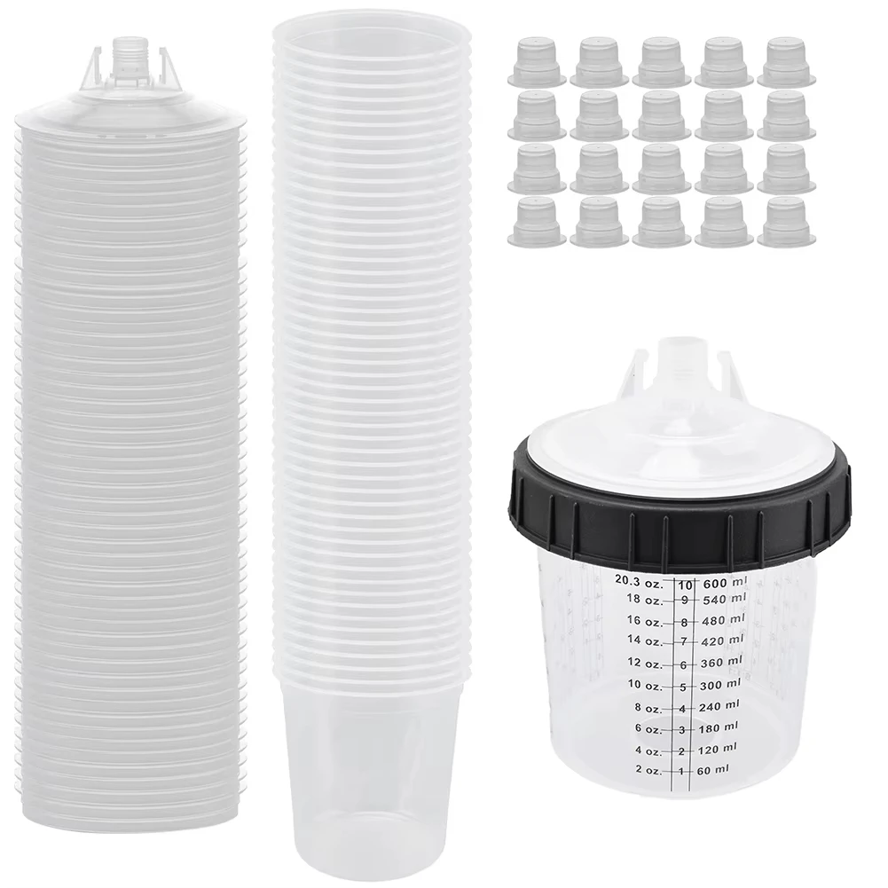 NEW-Paint Mixing Cup System 20 Ounce 600Ml Kit Disposable HVLP Paint Spraypaintgun 20 Ounce Kit Paint Spraygun Refill Kit
NEW-Paint Mixing Cup System 20 Ounce 600Ml Kit Disposable HVLP Paint Spraypaintgun 20 Ounce Kit Paint Spraygun Refill Kit
