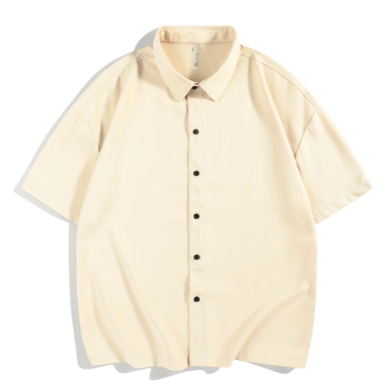 Summer New Men'S Lapel Loose Ice Stretch Shirt Casual Fashion Versatile Slim High Quality High-End Trend Short-Sleeved
Summer New Men'S Lapel Loose Ice Stretch Shirt Casual Fashion Versatile Slim High Quality High-End Trend Short-Sleeved