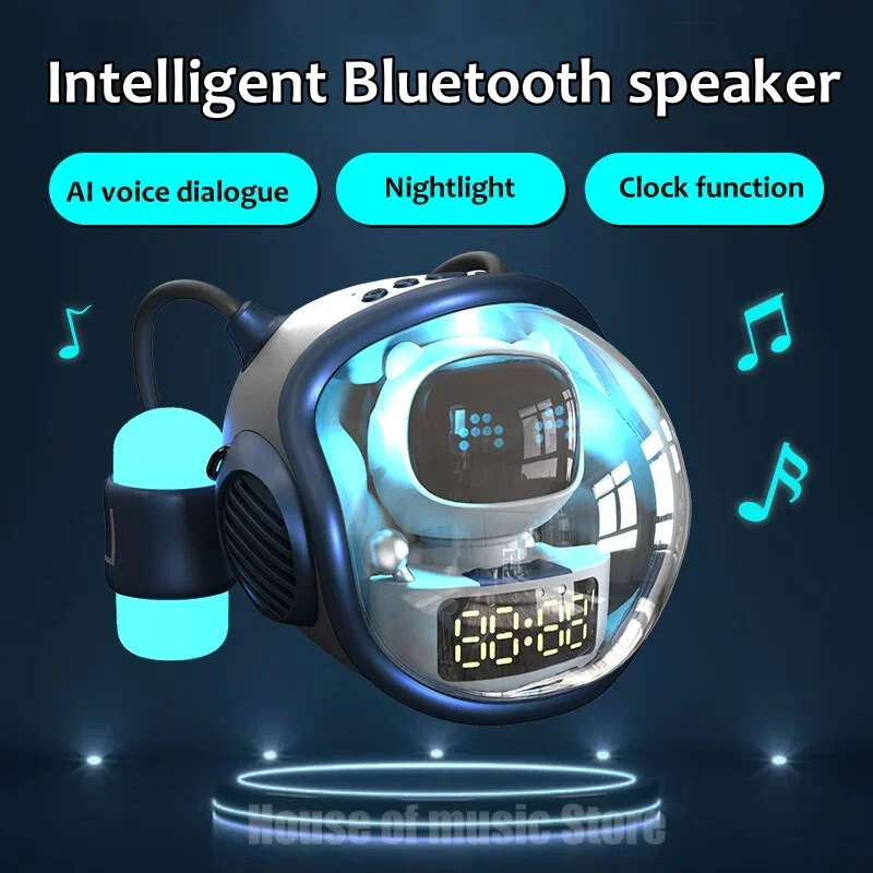 Bluetooth колонки 3D мультфильм космический корабль AI голосовые часы сабвуфер динамик портативный умный игровой BT динамик
Bluetooth колонки 3D мультфильм космический корабль AI голосовые часы сабвуфер динамик портативный умный игровой BT динамик