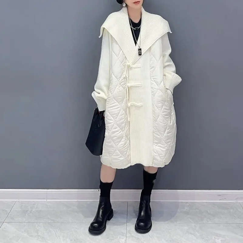 Женские зимние пальто SuperAen с длинными рукавами, вязаные, в стиле пэчворк, европейско-американский стиль, новинка 2026 года, простые свободные модели
Женские зимние пальто SuperAen с длинными рукавами, вязаные, в стиле пэчворк, европейско-американский стиль, новинка 2026 года, простые свободные модели