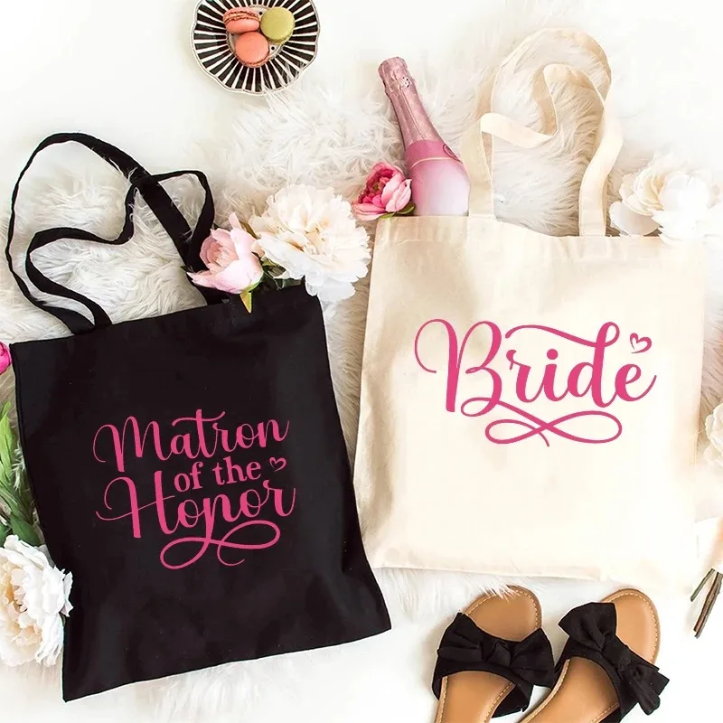 Engagement Wedding Party Reusable Canvas Tote Bag Bridal Shower Team Bride Handbag Bachelorette Bridesmaid Shoulder Shopping Bag
Engagement Wedding Party Reusable Canvas Tote Bag Bridal Shower Team Bride Handbag Bachelorette Bridesmaid Shoulder Shopping Bag