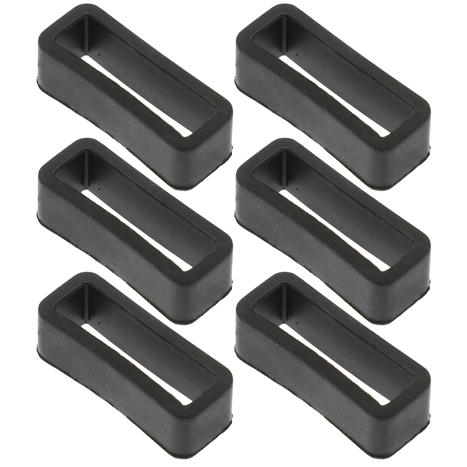 6 Pcs Black Movable Ring Watchband Keeper Loop Soft Silicone Silica Gel Replacement
6 Pcs Black Movable Ring Watchband Keeper Loop Soft Silicone Silica Gel Replacement