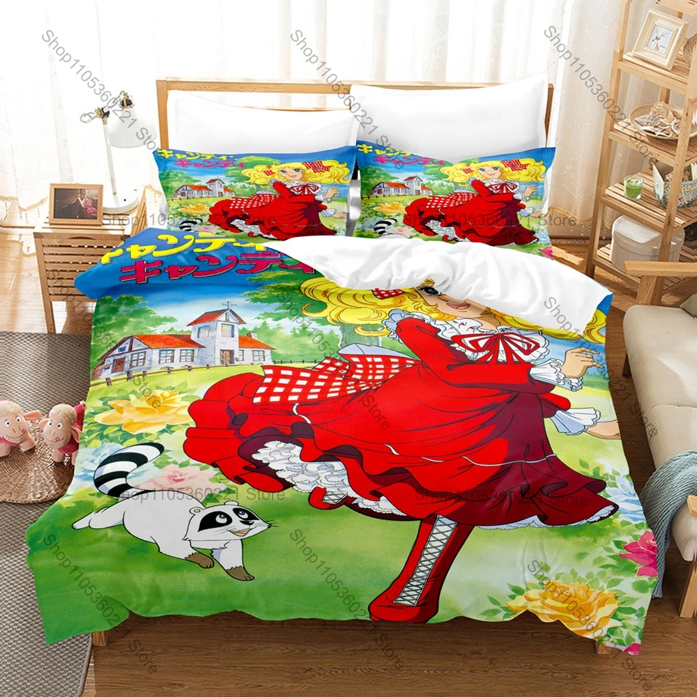 Sweet Candy Manga Printed Bedding Set 3 Pieces Duvet Cover Set Kawaii Bedroom Decor for Kpop Fans Pillowcase for Kids Girls
Sweet Candy Manga Printed Bedding Set 3 Pieces Duvet Cover Set Kawaii Bedroom Decor for Kpop Fans Pillowcase for Kids Girls