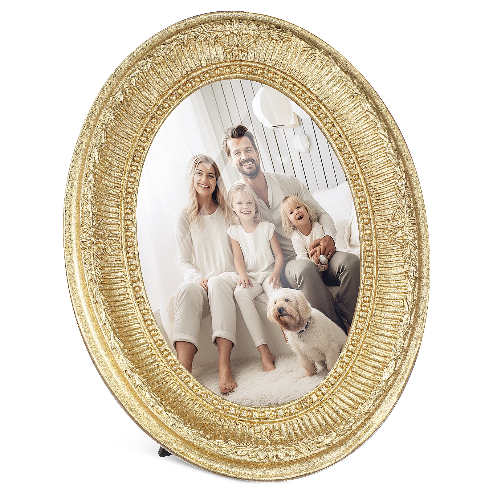 Retro Gold Resin Frame Oval Shape Strong Material Versatile Use Fine Craftsmanship Home Decor Exquisite Photo Frame Vintage
Retro Gold Resin Frame Oval Shape Strong Material Versatile Use Fine Craftsmanship Home Decor Exquisite Photo Frame Vintage