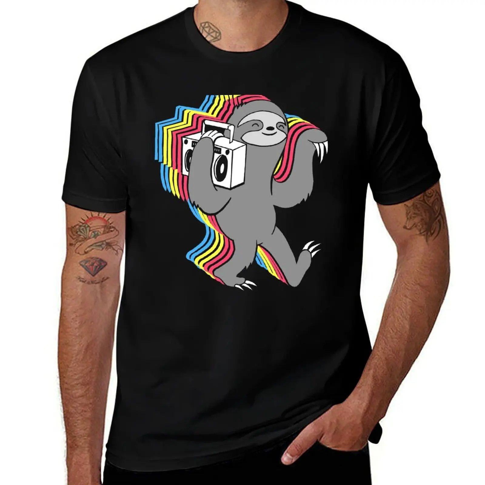 Slow Jams (Boombox Sloth) T-Shirt man t shirt graphic man graphic t shirt T-Shirt
Slow Jams (Boombox Sloth) T-Shirt man t shirt graphic man graphic t shirt T-Shirt