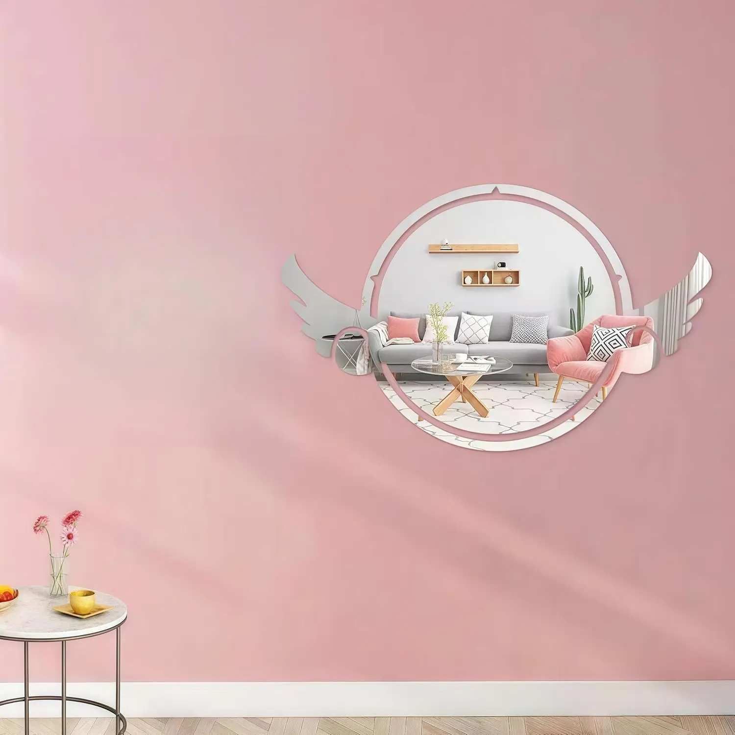 Cute Special Shaped Acrylic Mirror Sticker Clear Mirror for DIY Bedroom Bathroom Living Room Children's Room Office Decoration 
Cute Special Shaped Acrylic Mirror Sticker Clear Mirror for DIY Bedroom Bathroom Living Room Children's Room Office Decoration