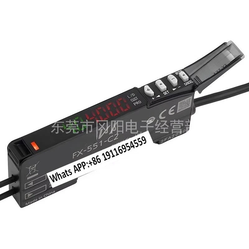 New fiber optic sensor with new LED long-distance detection FX-551-C2-HT
New fiber optic sensor with new LED long-distance detection FX-551-C2-HT