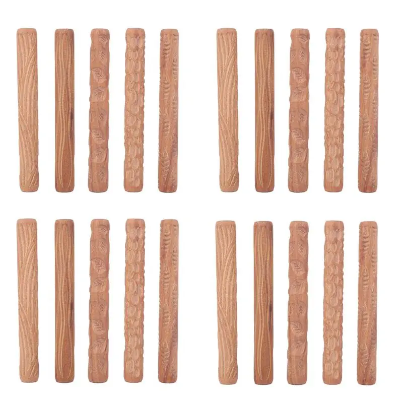 ~Latest Model 20PCS Pottery Tools Wood Hand Rollers For Clay Clay Stamp Clay Pattern Roller
~Latest Model 20PCS Pottery Tools Wood Hand Rollers For Clay Clay Stamp Clay Pattern Roller