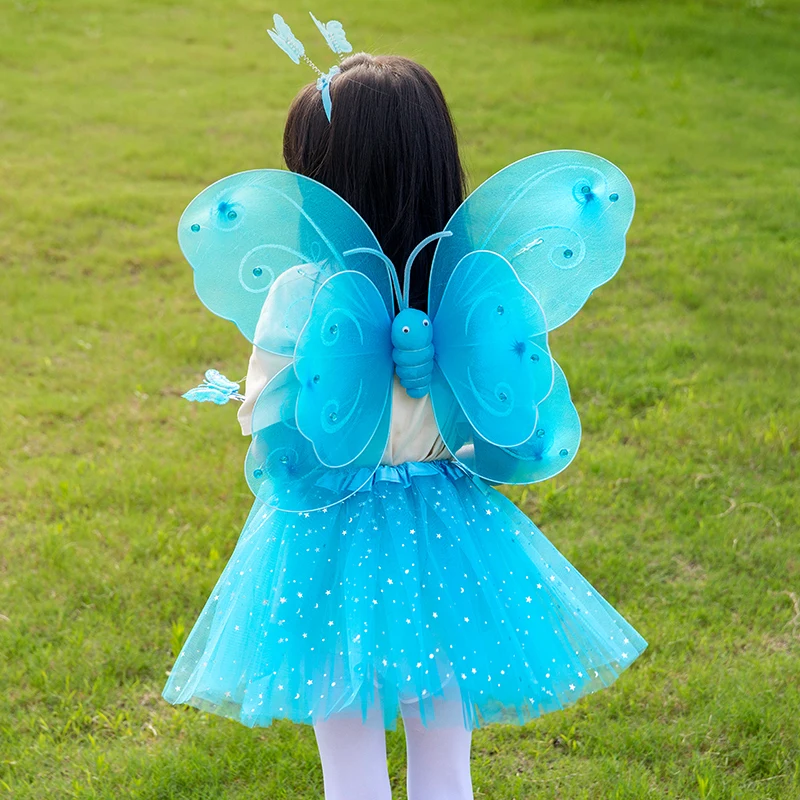 Wings props kids toys magic wands butterfly colorful back decoration big fairy princess decoration
Wings props kids toys magic wands butterfly colorful back decoration big fairy princess decoration