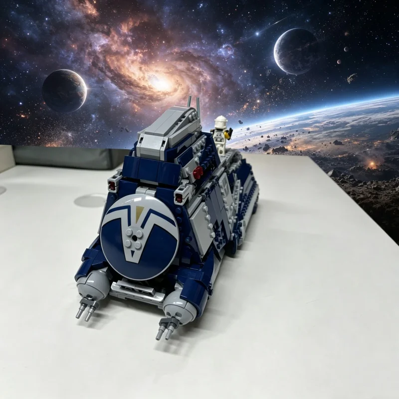 New MOC Blue Troop Transport Tank Model 976Pcs Home Ornament Building Blocks Gift for Boys
New MOC Blue Troop Transport Tank Model 976Pcs Home Ornament Building Blocks Gift for Boys