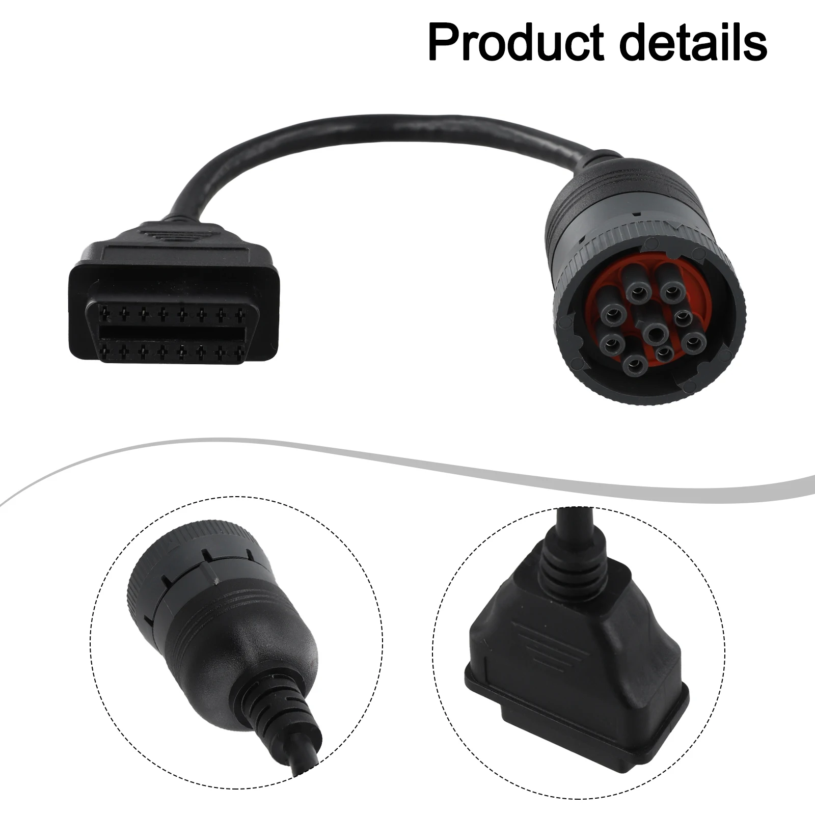 As Shown In The Figure Truck Cable Non-deformation Car Connector J1939 Cable Compatible With OBD2 Easy Installation
As Shown In The Figure Truck Cable Non-deformation Car Connector J1939 Cable Compatible With OBD2 Easy Installation