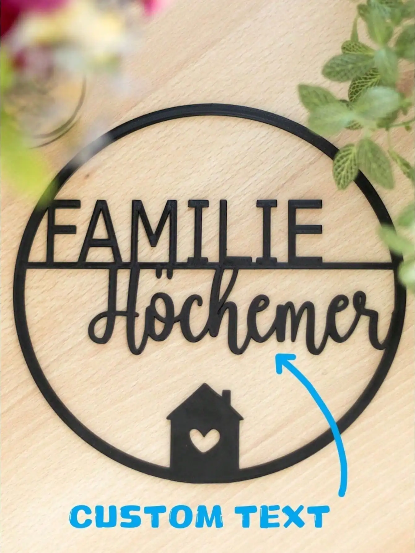 Personalized Family Name Door Sign Modern Custom Wreath Hanging Plaque Weatherproof Indoor Outdoor Room Decor
Personalized Family Name Door Sign Modern Custom Wreath Hanging Plaque Weatherproof Indoor Outdoor Room Decor