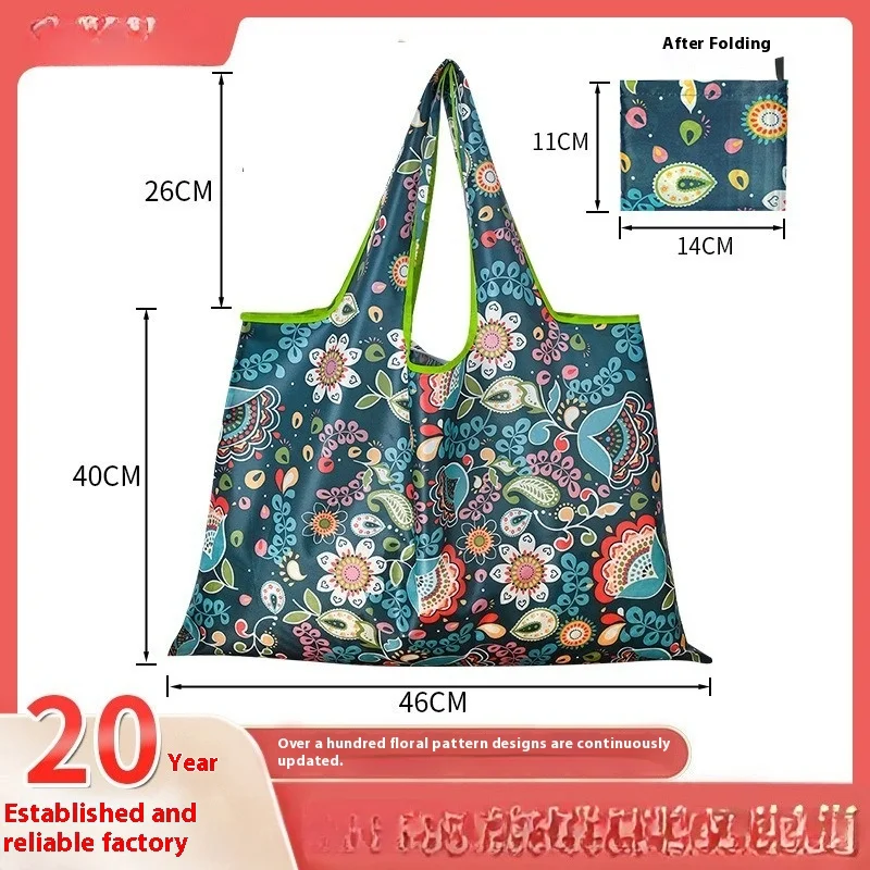 New Large Capacity Folding Shopping Bag, Eco friendly Folding Bag, Creative Portable Printed Handheld Storage Bag
New Large Capacity Folding Shopping Bag, Eco friendly Folding Bag, Creative Portable Printed Handheld Storage Bag