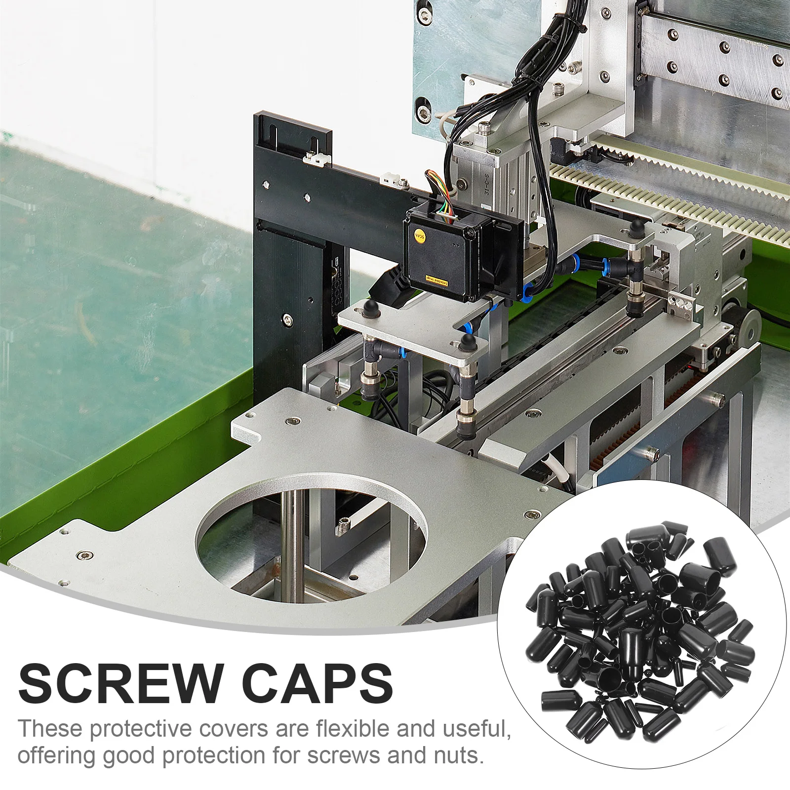 400 Pcs Rubber Screw Caps Bolt Covers Nut Protectors Anti Rust Indoor Outdoor Environments Flexible Easy Installation
400 Pcs Rubber Screw Caps Bolt Covers Nut Protectors Anti Rust Indoor Outdoor Environments Flexible Easy Installation