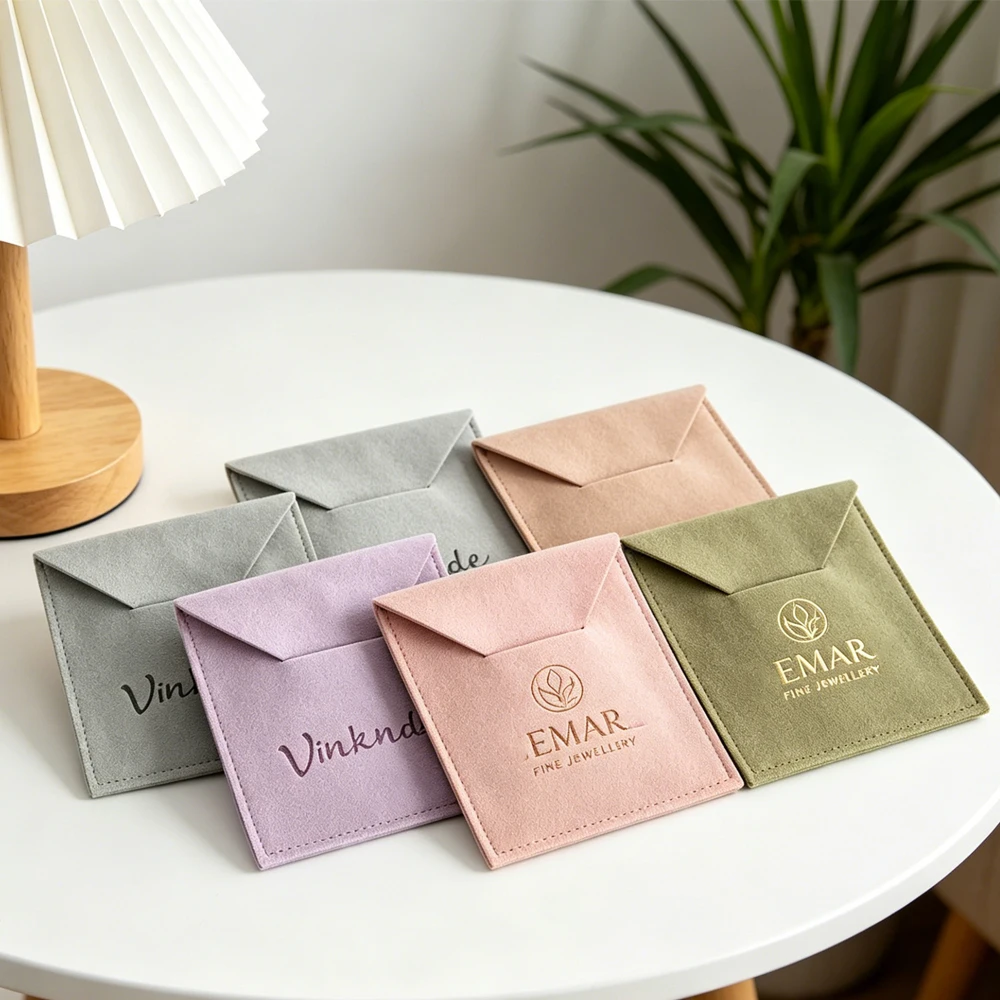 50Pcs Custom Logo Microfiber Velvet Jewelry Bags 6x6cm Small Ring Earring Brooch Packaging Organizer Bag Wedding Suede Pouches
50Pcs Custom Logo Microfiber Velvet Jewelry Bags 6x6cm Small Ring Earring Brooch Packaging Organizer Bag Wedding Suede Pouches