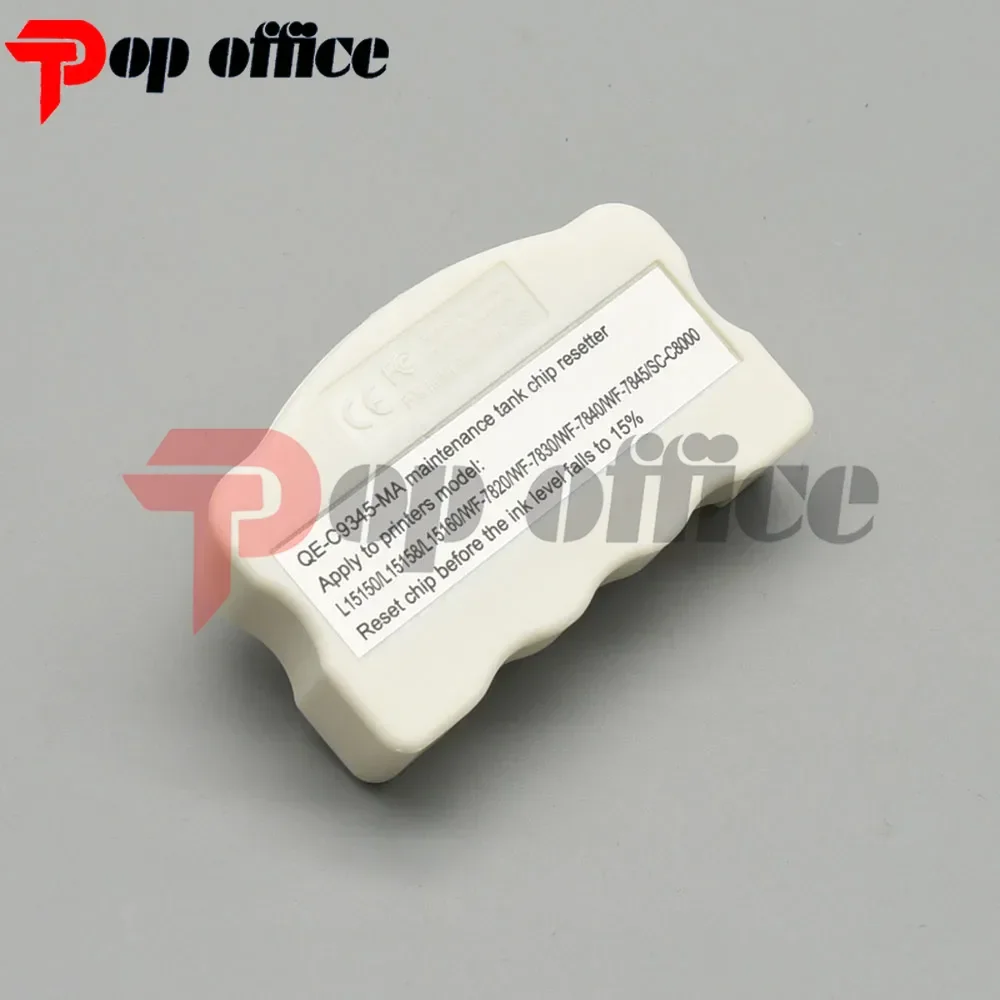 C9345 C12C93459 Maintenance Tank Chip Resetter is used for Epson ET-8550 ET-8500 ET-16000 L8050 L15158 L15168 L15150 L15160 6558
C9345 C12C93459 Maintenance Tank Chip Resetter is used for Epson ET-8550 ET-8500 ET-16000 L8050 L15158 L15168 L15150 L15160 6558