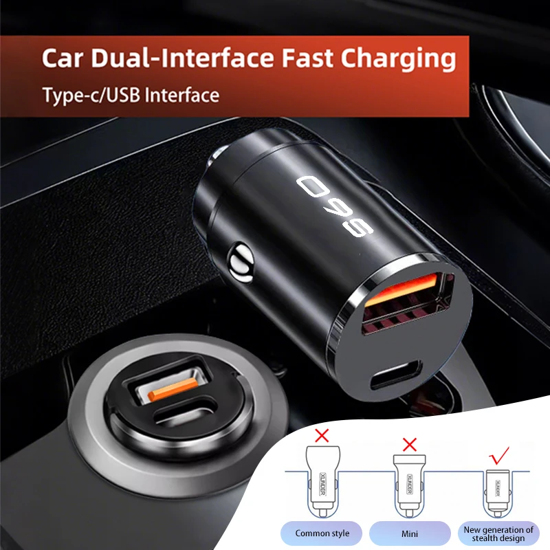 Car Charger USB Type C Phone Cigarette Lighter Adapter Fast Charging For Volvo S60 XC90 XC60 C30 C70 XC40 V40 XC70 V70 V60 V50
Car Charger USB Type C Phone Cigarette Lighter Adapter Fast Charging For Volvo S60 XC90 XC60 C30 C70 XC40 V40 XC70 V70 V60 V50
