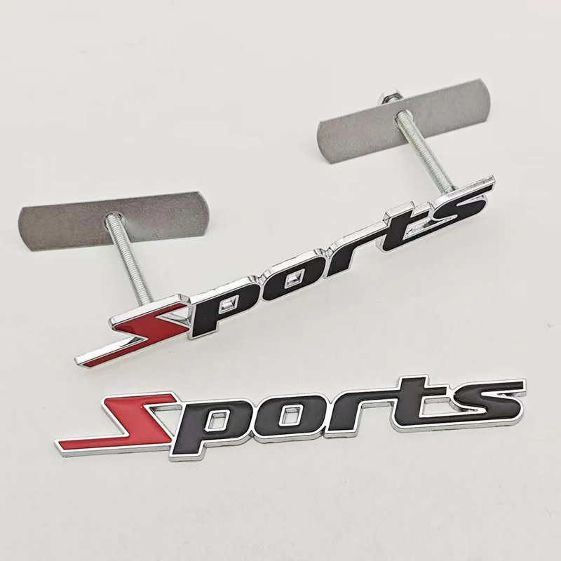 New 3D Metal Car Sticker Logo Sports Fender Side Badge Front Grille Trunk Emblem Car Truck Universal Decor Sports Accessories
New 3D Metal Car Sticker Logo Sports Fender Side Badge Front Grille Trunk Emblem Car Truck Universal Decor Sports Accessories