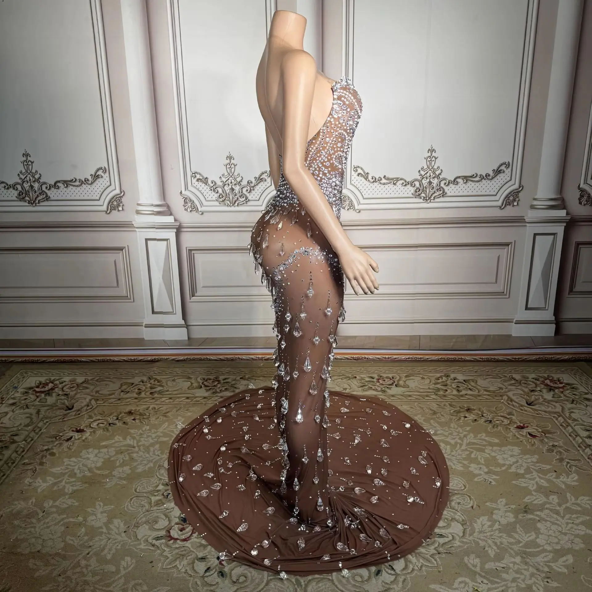 Diamond Evening Dresses Crystal Evening Gown Dress Elegant Prom Dresses Ball Gown
Diamond Evening Dresses Crystal Evening Gown Dress Elegant Prom Dresses Ball Gown