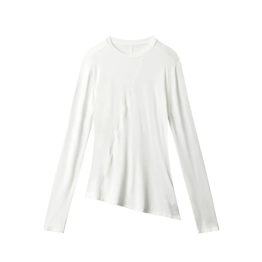 Базовые асимметричные женские футболки с внутренней стороны для девочек, зима-осень, боди для фитнеса, с длинными рукавами, облегающие офисные элегантные топы, модные
Базовые асимметричные женские футболки с внутренней стороны для девочек, зима-осень, боди для фитнеса, с длинными рукавами, облегающие офисные элегантные топы, модные