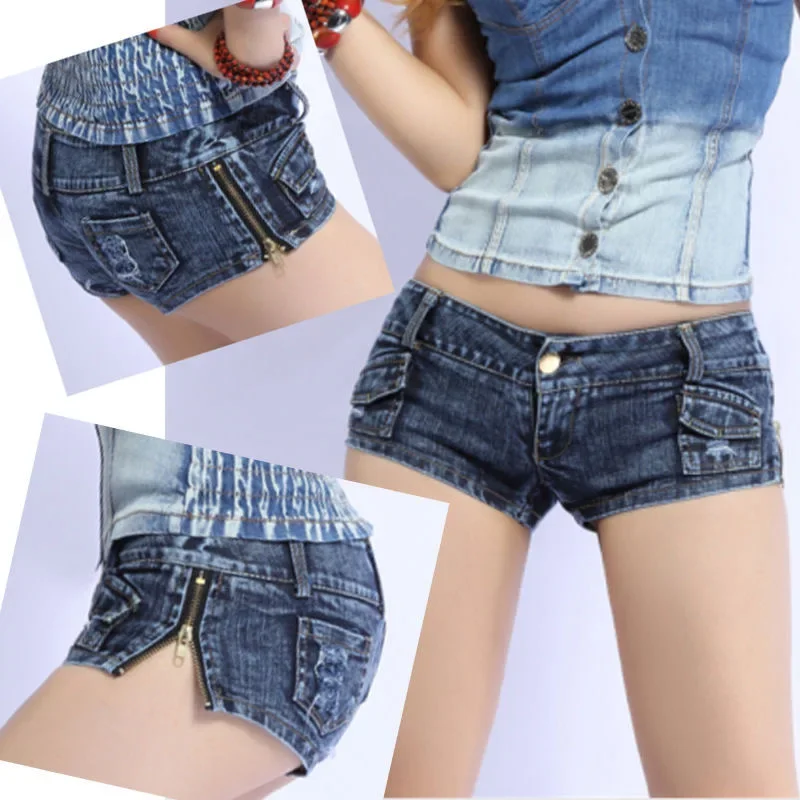 Sexy Side Zipper Denim Shorts Skinny Low Waist Mini Jeans With Pockets Nightclub Summer New
Sexy Side Zipper Denim Shorts Skinny Low Waist Mini Jeans With Pockets Nightclub Summer New